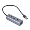 Miniatyrbild 1 av 5: I-TEC USB 3.0 Metal HUB 4 portar utan strömadapter idealisk för Notebook Ultrabook Tablet PC stöder Win och Mac OS