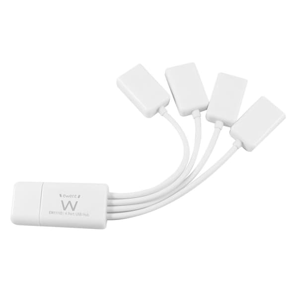 Ewent EW1110 - Hub - 4 x USB 2.0 - desktop