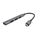 Pikkukuva 1 / 3: I-TEC USB-C Metal HUB 1x USB 3.0 3x USB 2.0 ilman virtalähdettä (C31HUBMETALMINI4)