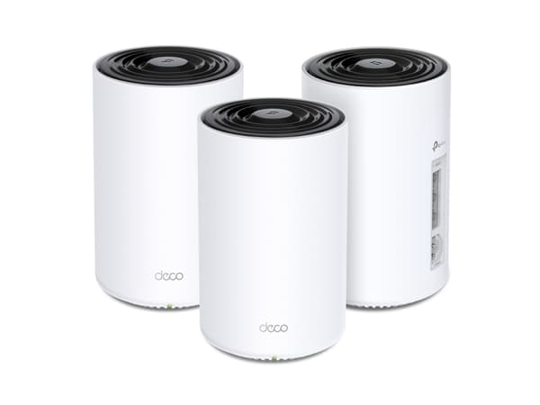 TP-Link Deco PX50(3-pack), Hvit, Innvendig lys, Mesh system, 600 m², Dobbelbånd (2.4 GHz / 5 GHz), Wi-Fi 6 (802.11ax) Hvit