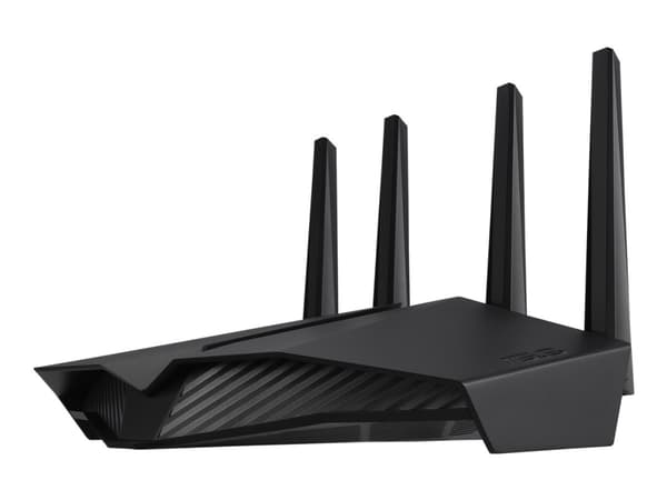ASUS RT-AX82U, Wi-Fi 6 (802.11ax), Kaksitaajuus (2,4 GHz/5 GHz), Ethernet LAN, Musta, Pöytäreititin