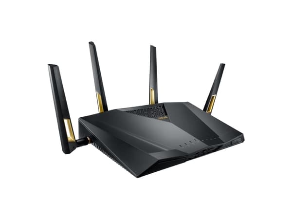 ASUS RT-AX88U Pro, Wi-Fi 6 (802.11ax), Kaksitaajuus (2,4 GHz/5 GHz), Ethernet LAN, Musta, Pöytäreititin