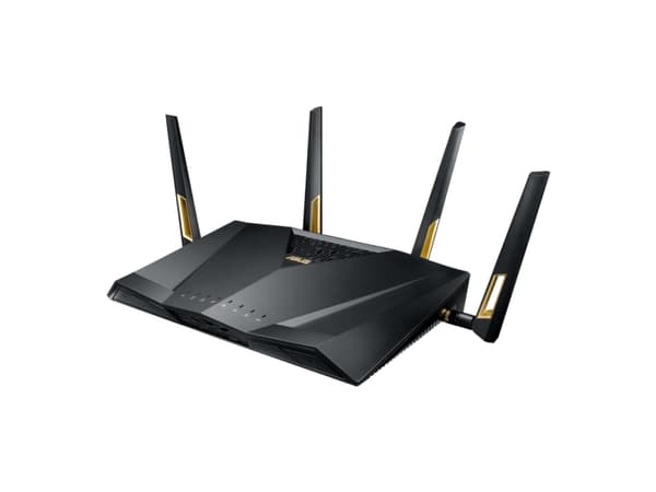 ASUS RT-AX88U Pro, Wi-Fi 6 (802.11ax), Kaksitaajuus (2,4 GHz/5 GHz), Ethernet LAN, Musta, Pöytäreititin