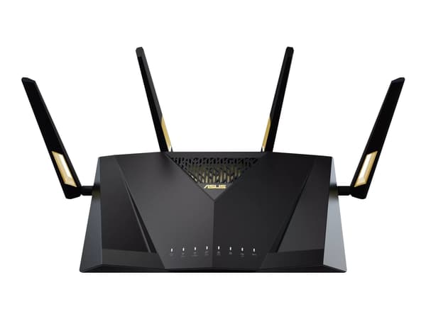 ASUS RT-AX88U Pro, Wi-Fi 6 (802.11ax), Kaksitaajuus (2,4 GHz/5 GHz), Ethernet LAN, Musta, Pöytäreititin