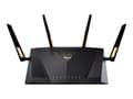Pikkukuva 1 / 5: ASUS RT-AX88U Pro, Wi-Fi 6 (802.11ax), Kaksitaajuus (2,4 GHz/5 GHz), Ethernet LAN, Musta, Pöytäreititin