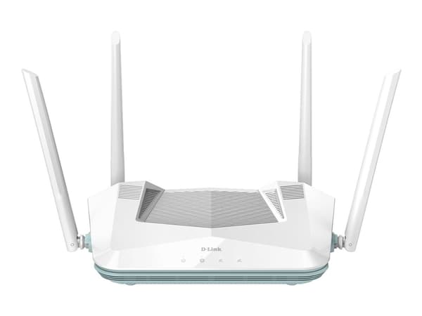 D-Link EAGLE PRO AI R32 - Trådløs ruter 4-portssvitsj - 1GbE - Wi-Fi 6 - Dobbeltbånd