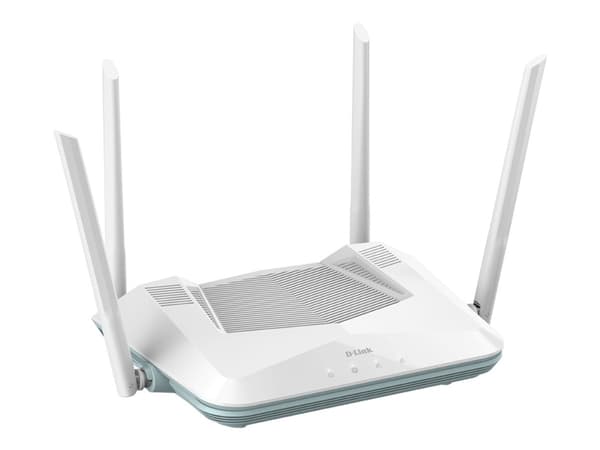 D-Link EAGLE PRO AI R32 - Trådløs ruter 4-portssvitsj - 1GbE - Wi-Fi 6 - Dobbeltbånd