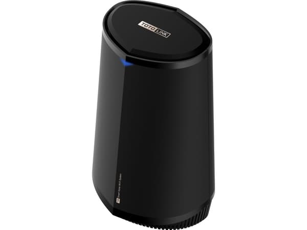 TOTOLINK T20, Wi-Fi 5 (802.11ac), Tri-band (2.4 GHz / 5 GHz / 5 GHz), Ethernet/bredbåndsforbindelse, Sort, Frittstående router