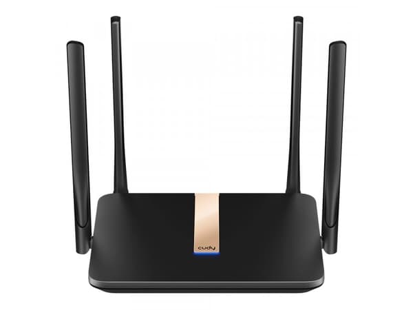 Cudy LT500D, Wi-Fi 5 (802.11ac), Dobbelbånd (2.4 GHz / 5 GHz), Ethernet/bredbåndsforbindelse, 4G, Sort, Frittstående router
