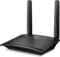 Miniatyrbillede 1 af 3: TP-LINK TL-MR100 LTE trådløs router Enkeltbånd (2,4 GHz) Sort