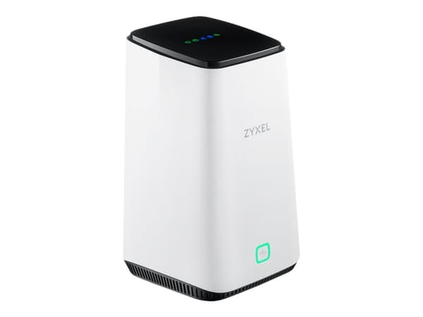 Zyxel Nebula FWA510 - Trådløs ruter - WWAN 1GbE, 2.5GbE - Wi-Fi 6 - Dobbeltbånd - 3G, 4G, 5G Sort, Hvit