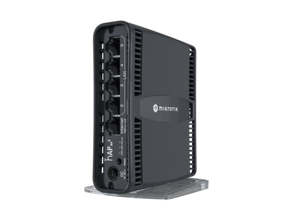 MikroTik hAP ax² - Trådlös router 4-ports-switch - 1GbE - Wi-Fi 6 - Dubbelband - väggmonterbar