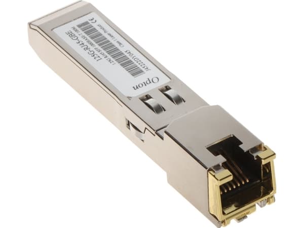 Opton SFP module with RJ-45 SFP-RJ45/1G socket