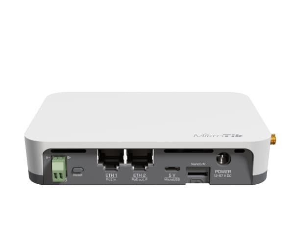 MikroTik KNOT LR9 kit - Gateway - 100Mb LAN - Wi-Fi, Bluetooth - 2.4 GHz - vegg- / DIN-skinnemonterbar