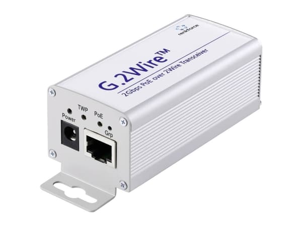 Renkforce RF-5230760 Netværksforlængelse 2-tråds Rækkevidde (max.): 500 m 1 stk 2000 MBit/s med PoE-funktion