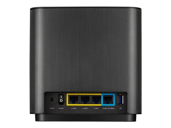 ASUS ZenWiFi AX (XT8) - Wifi-system - (router) - upp till 2750 kvadratfot - mesh 1GbE, 2.5GbE - Wi-Fi 6 - Trippelband