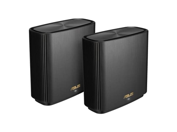 ASUS ZenWiFi AX (XT8) - Wifi-system - (router) - upp till 2750 kvadratfot - mesh 1GbE, 2.5GbE - Wi-Fi 6 - Trippelband