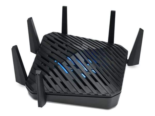 Acer Predator Connect W6 - Trådløs ruter 1GbE, 2.5GbE - Wi-Fi 6E - Multibånd