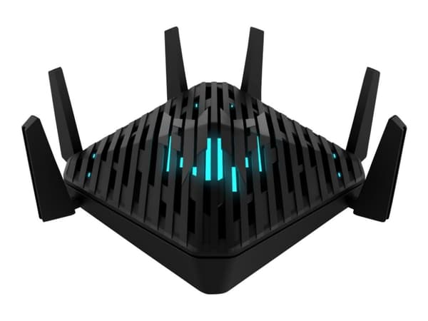 Acer Predator Connect W6 - Trådløs ruter 1GbE, 2.5GbE - Wi-Fi 6E - Multibånd