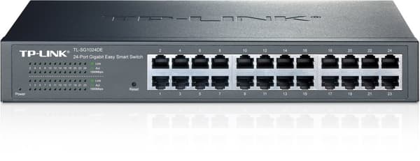 TP-LINK, nätverksswitch, 24-ports 10/100/1000Mbps, RJ45