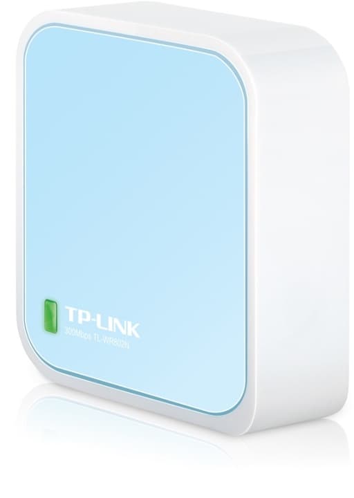 TP-LINK TL-WR802N, langaton nano N-reititin, valkoinen Sininen, Valkoinen