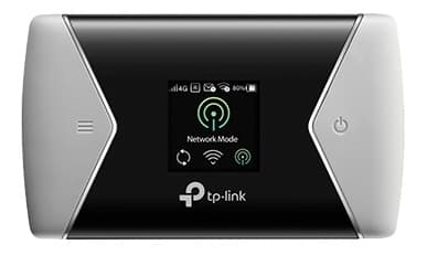 TP-LINK mobil 4G LTE-nettverk, tft-skjerm, intern antenne, svart/grå