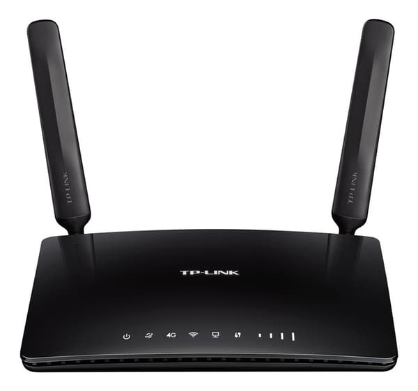 TP-Link wireless 3G/4G router, 2,4GHz, 300Mbps, 4xLAN/WAN, black
