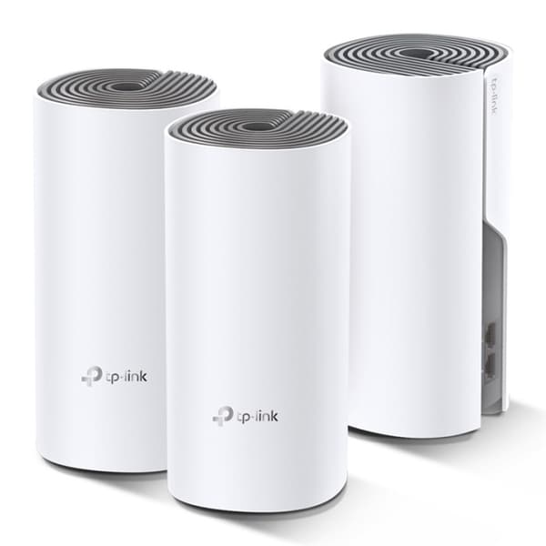 TP-LINK Deco E4 (3-pk) Dual-band (2,4 GHz / 5 GHz) Wi-Fi 5 (802.11ac) Hvit, grå Hvit, Grå