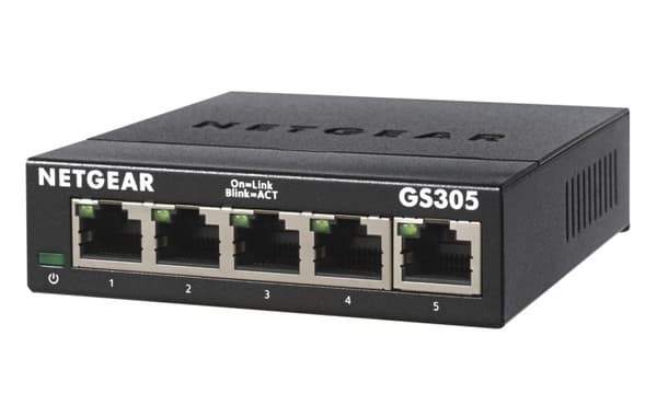 Netgear GS305-300PES nätverksswitchar Ohanterad L2 Gigabit Ethernet (10/100/1000