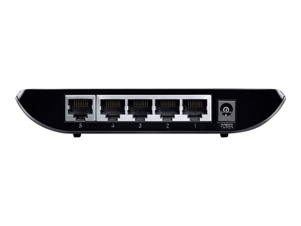 TP-LINK TL-SG1005D Ohanterad Gigabit Ethernet (10/100/1000) Svart
