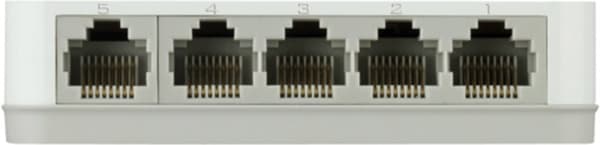 D-link 5-Port Gigabit Easy Desktop Switch, kytkin 5x10/100/1000, musta