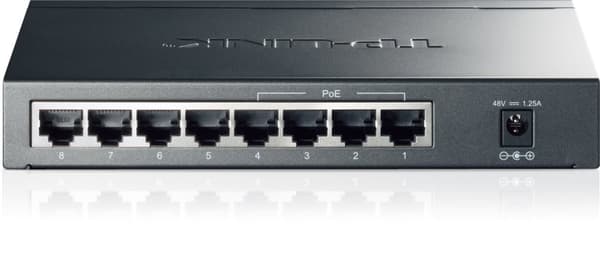 TP-Link switch 8x10/100/1000Mbps bordsmodell (TL-SG1008P)