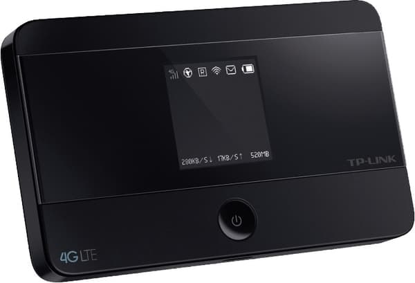 TP-LINK 4G/LTE mobile WIFI 150Mb/50Mb, 15 användare, svart