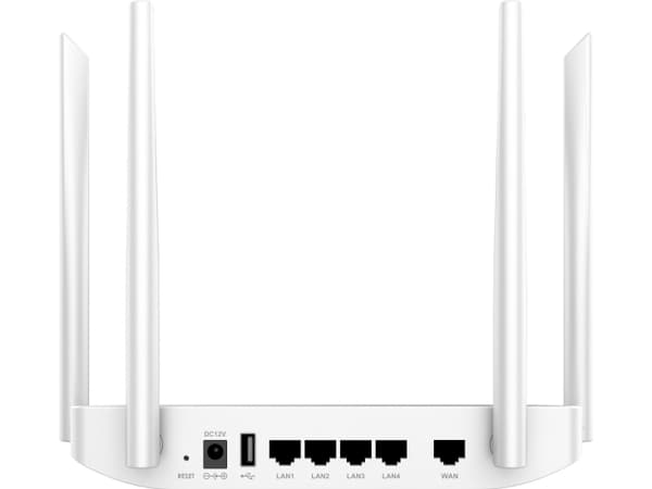 Grandstream Networks GWN-7052, Wi-Fi 5 (802.11ac), Kaksitaajuus (2,4 GHz/5 GHz), Ethernet LAN, Valkoinen, Kannettava reititin