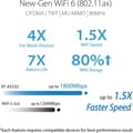 Miniatyrbillede 8 af 9: ASUS RT-AX53U trådløs router Gigabit Ethernet Dual-band (2,4 GHz / 5 GHz) Sort