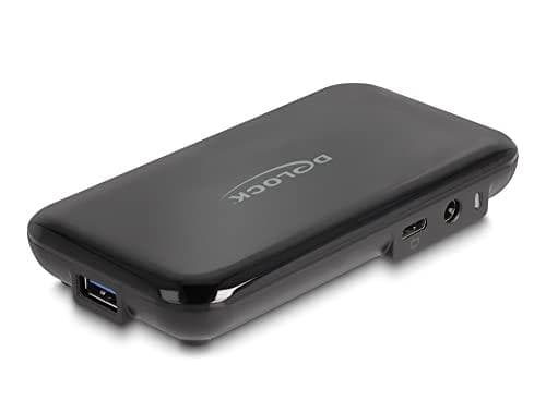 Delock 7-portar USB 3.2 Gen 2 Hub med 4 USB Typ-A och 3 USB Type-C-portar