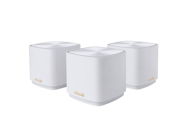 ASUS ZenWiFi XD4 Plus - Wifi-system - (router) - upp till 2200 kvadratfot 1GbE - Wi-Fi 6 - Dubbelband
