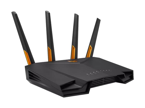 ASUS TUF-AX4200, Wi-Fi 6 (802.11ax), Kaksitaajuus (2,4 GHz/5 GHz), Ethernet LAN, Musta, Pöytäreititin