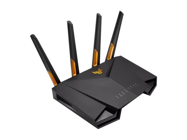 ASUS TUF-AX4200, Wi-Fi 6 (802.11ax), Kaksitaajuus (2,4 GHz/5 GHz), Ethernet LAN, Musta, Pöytäreititin