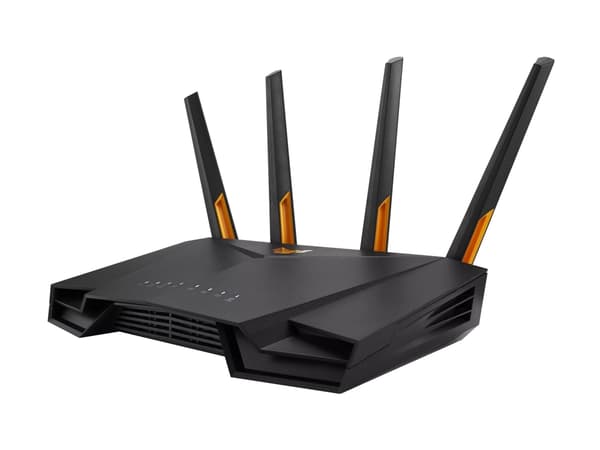ASUS TUF-AX4200, Wi-Fi 6 (802.11ax), Kaksitaajuus (2,4 GHz/5 GHz), Ethernet LAN, Musta, Pöytäreititin