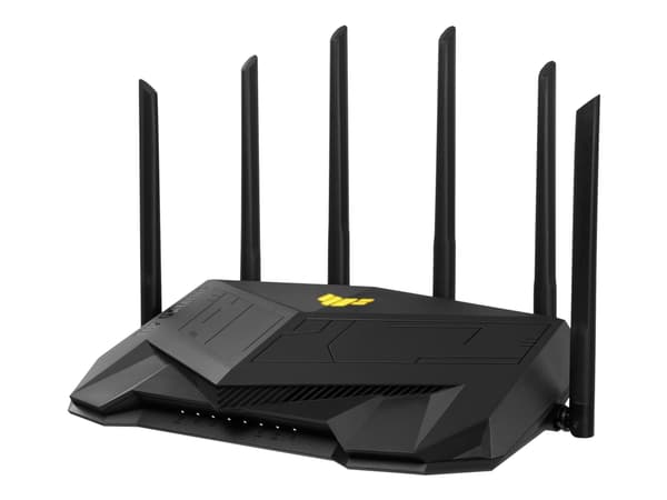ASUS TUF Gaming AX6000 (TUF-AX6000), Wi-Fi 6 (802.11ax), Kaksitaajuus (2,4 GHz/5 GHz), Ethernet LAN, Musta, Pöytäreititin