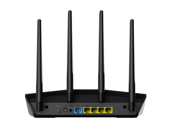 ASUS RT-AX57 - Trådløs ruter 4-portssvitsj - 1GbE - Wi-Fi 6 - Dobbeltbånd
