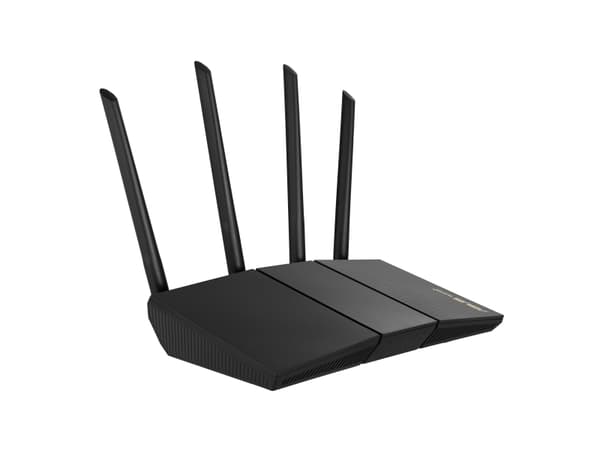 ASUS RT-AX57 - Trådløs ruter 4-portssvitsj - 1GbE - Wi-Fi 6 - Dobbeltbånd