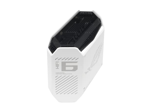 ASUS ROG Rapture GT6, Valkoinen, Sisäinen, Verkkoreititin, Teho, 538,8 m², Kolmikaista (2,4 GHz/5 GHz/5 GHz)