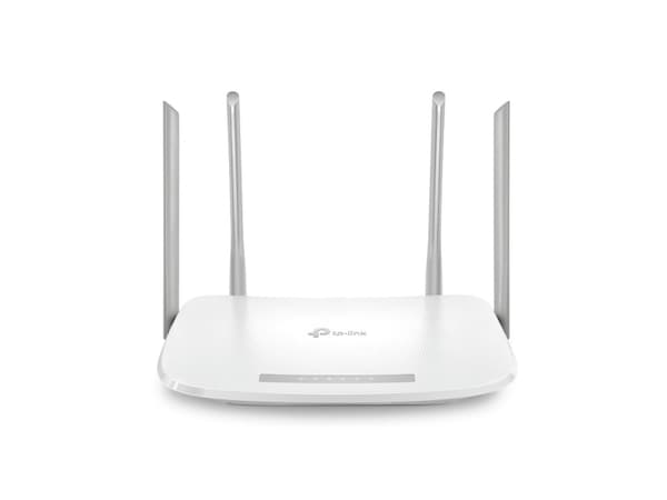 TP-Link EC220-G5, Wi-Fi 5 (802.11ac), Dobbelbånd (2.4 GHz / 5 GHz), Ethernet/bredbåndsforbindelse, Hvit, Frittstående router