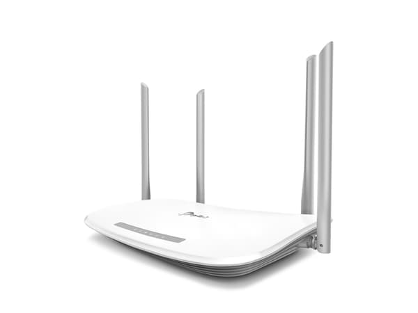 TP-Link EC220-G5, Wi-Fi 5 (802.11ac), Dobbelbånd (2.4 GHz / 5 GHz), Ethernet/bredbåndsforbindelse, Hvit, Frittstående router