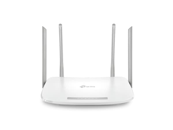 TP-Link EC220-G5, Wi-Fi 5 (802.11ac), Dobbelbånd (2.4 GHz / 5 GHz), Ethernet/bredbåndsforbindelse, Hvit, Frittstående router
