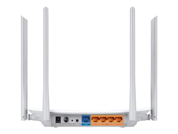 TP-Link Archer C50 - V3 - trådløs ruter 4-portssvitsj - Wi-Fi 5 - Dobbeltbånd