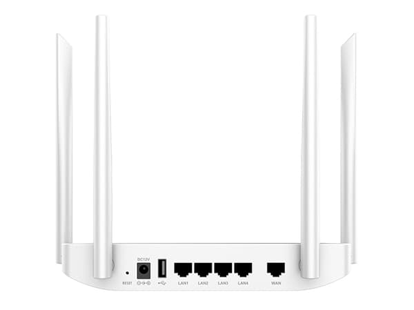 Grandstream Networks GWN-7052, Wi-Fi 5 (802.11ac), Kaksitaajuus (2,4 GHz/5 GHz), Ethernet LAN, Valkoinen, Kannettava reititin