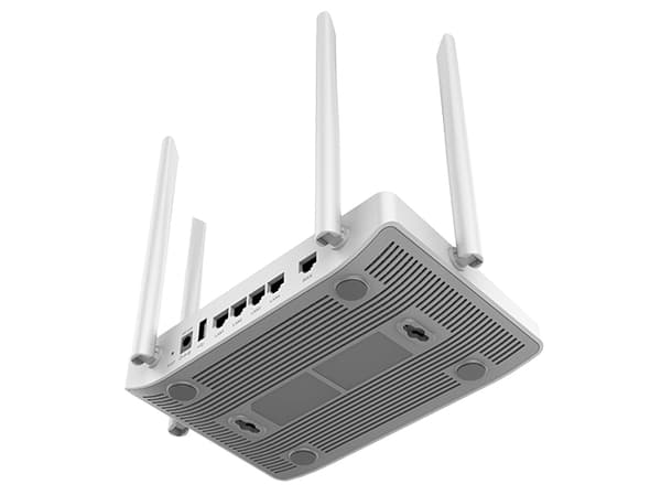 Grandstream Networks GWN-7052, Wi-Fi 5 (802.11ac), Kaksitaajuus (2,4 GHz/5 GHz), Ethernet LAN, Valkoinen, Kannettava reititin